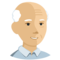 Old Man - Medium Light emoji on Messenger
